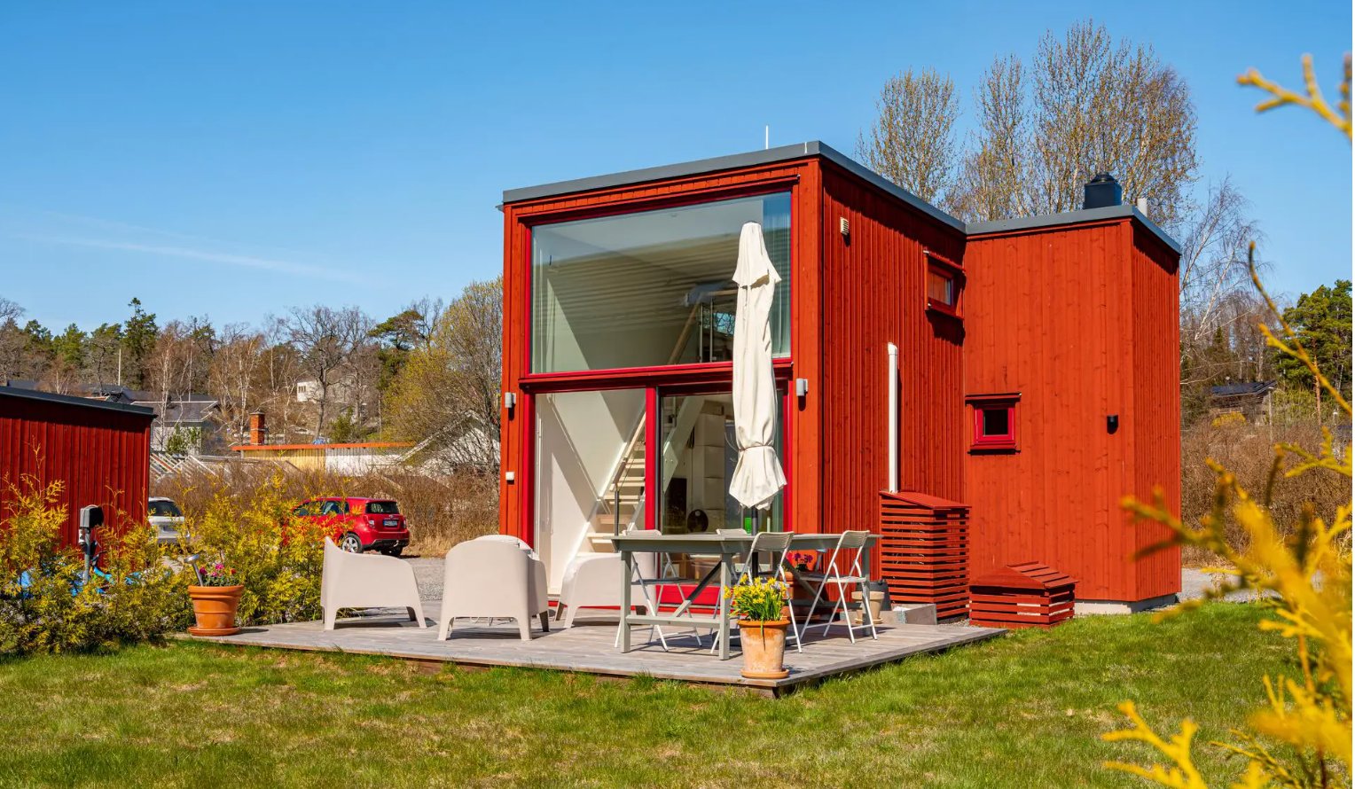 Vous tomberez sous le charme de cette minimaison flamboyante