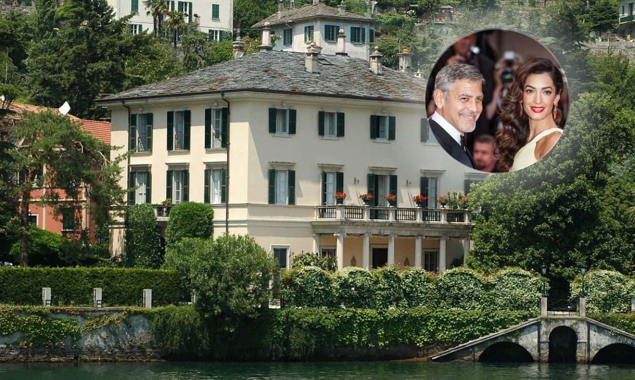 Découvrez les nombreuses propriétés de George Clooney et sa femme