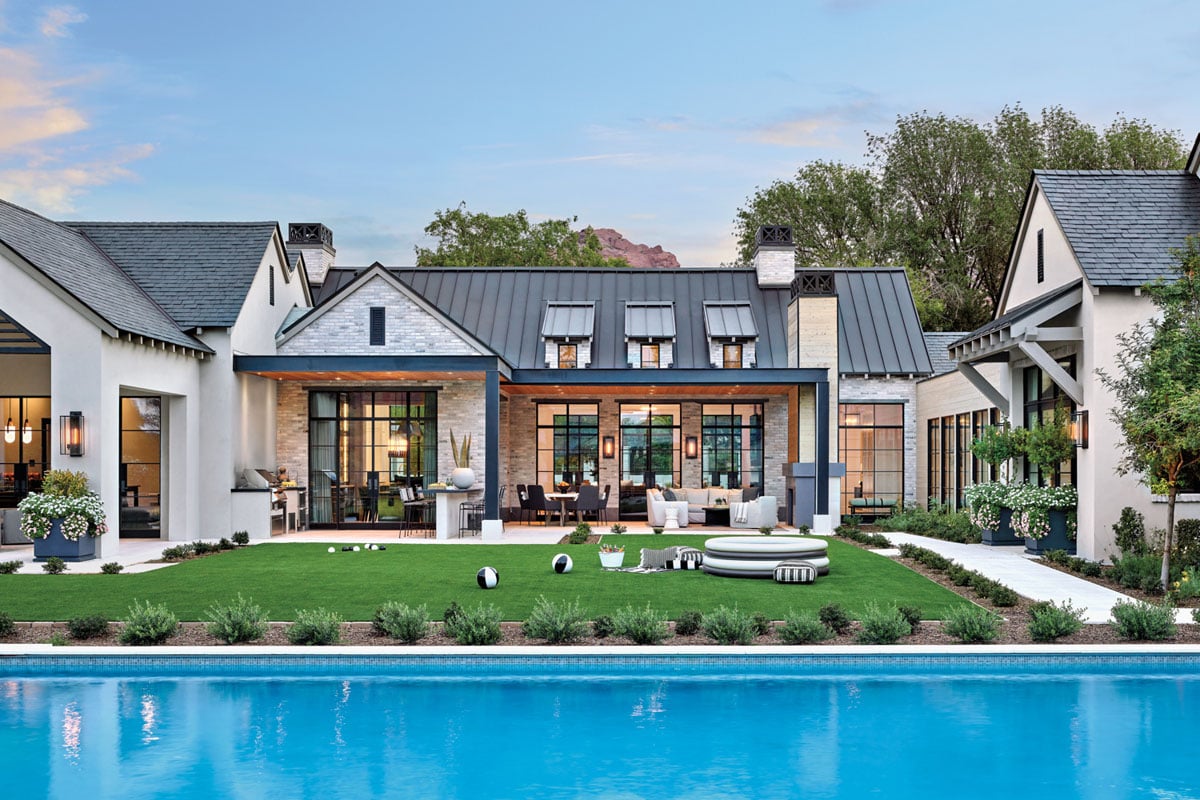 Le style farmhouse et moderne font bon ménage dans cette demeure de rêve