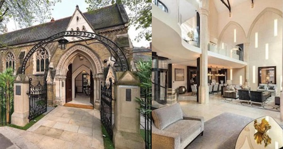 Incroyable église reconvertie en maison