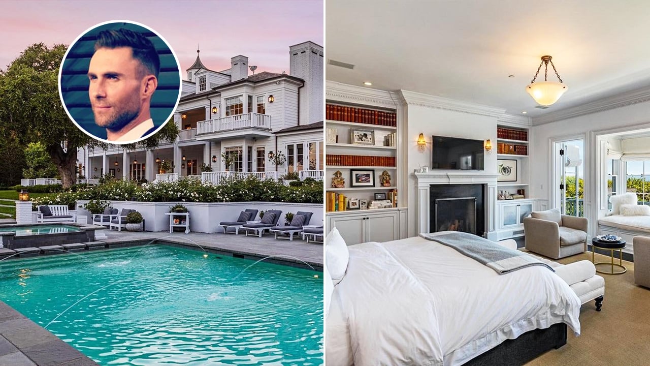 Découvrez le superbe manoir de 52 millions de dollars d'Adam Levine