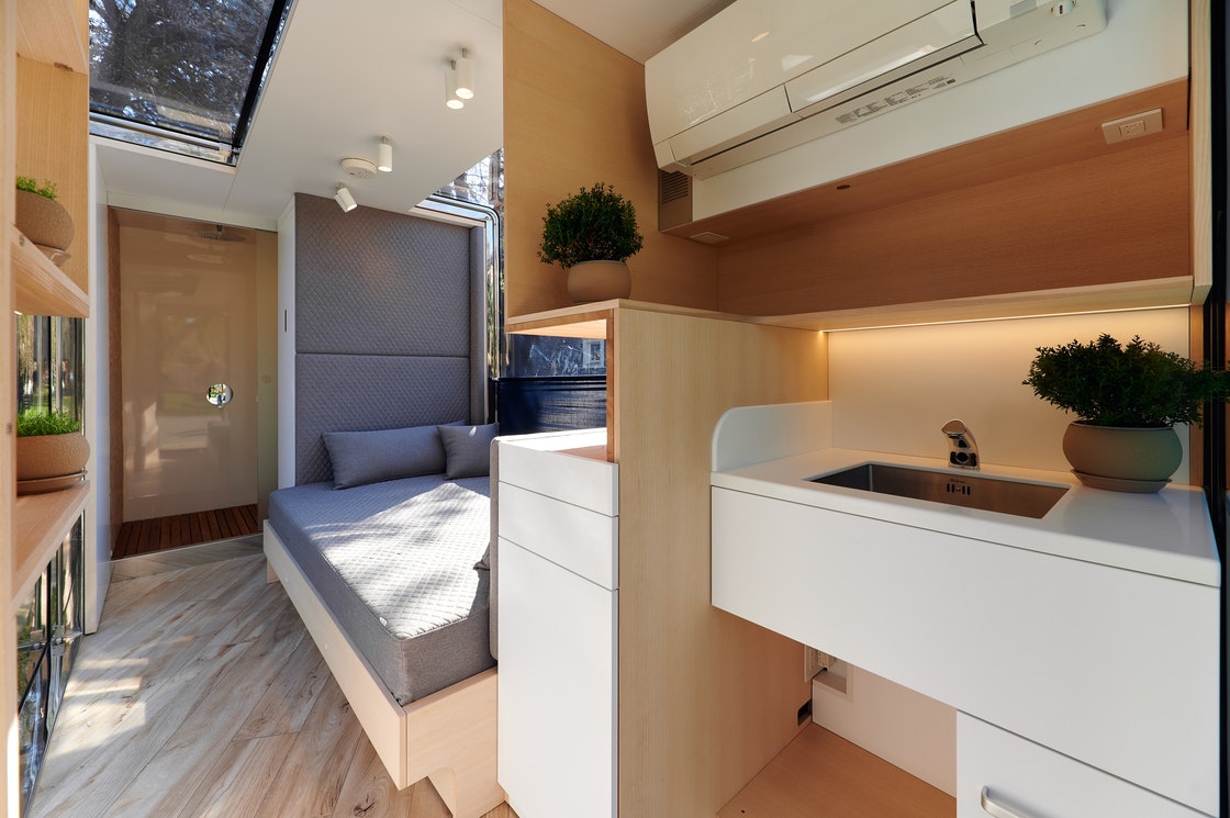 Découvrez la « Microhaus »; une maison préfabriquée tout à fait surprenante