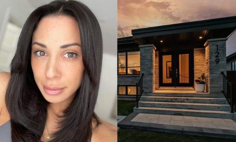 Maude Lavoie d'Occupation Double Grèce met en vente sa magnifique maison et on a envie de s'installer sur sa terrasse