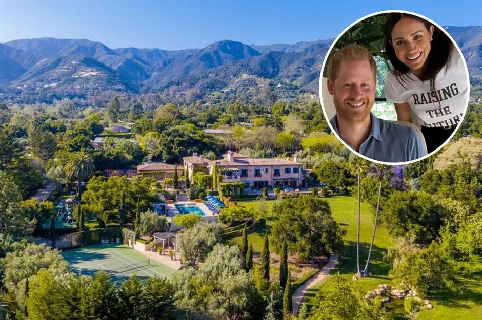 Visitez le manoir californien de 15 millions de dollars du prince Harry et de Meghan Markle