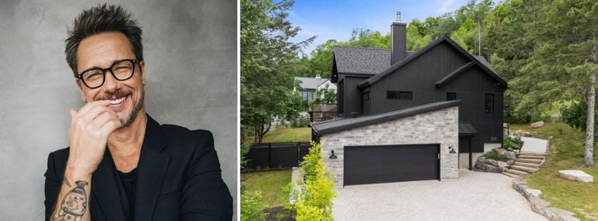 La somptueuse résidence de Stéphane Rousseau à Saint-Sauveur est à vendre