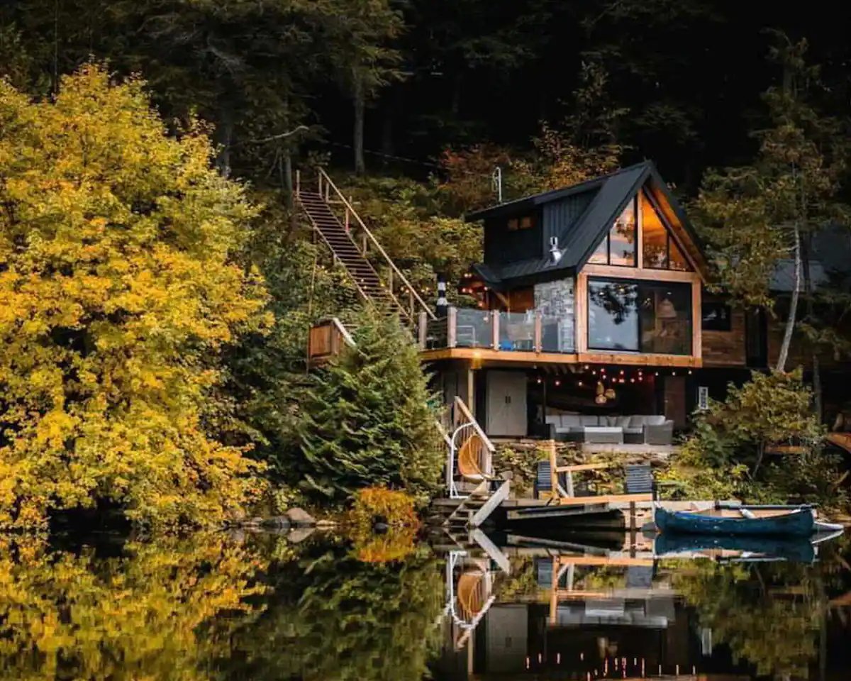 On rêve de quelques jours de vacances dans ce magnifique chalet à louer