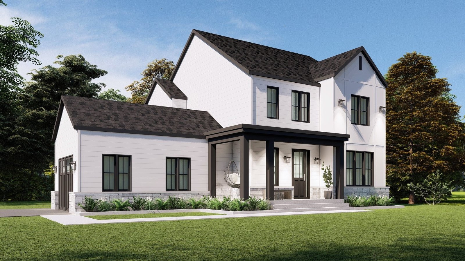 Construction neuve de style farmhouse