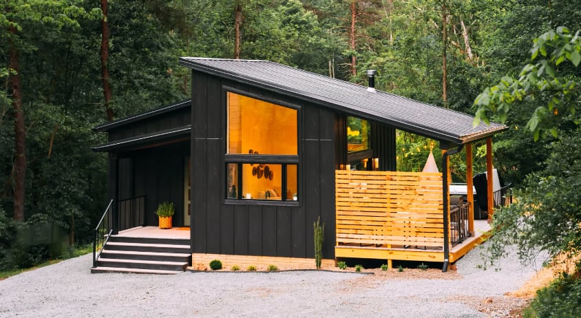 Coquette minimaison sise en pleine nature
