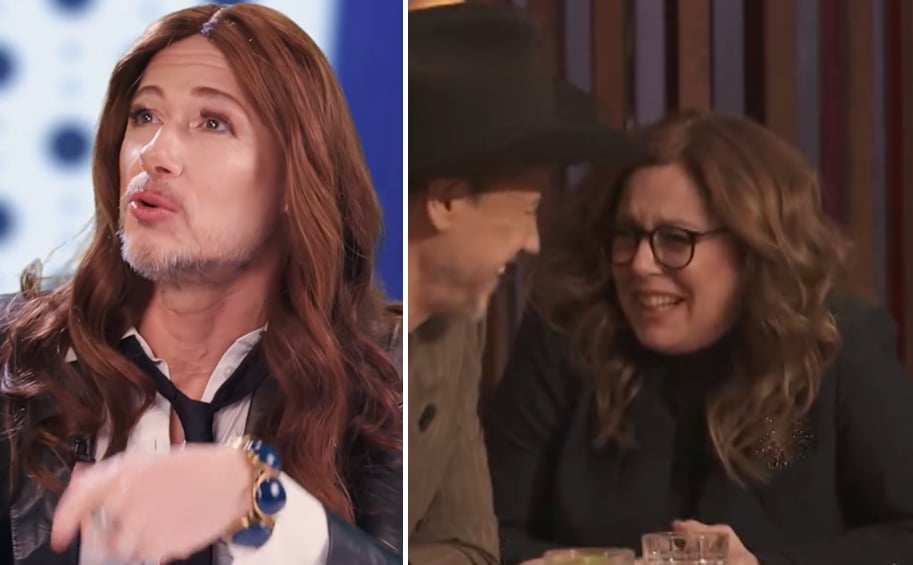 Stéphane Rousseau parodie Isabelle Boulay devant Isabelle Boulay et il fait éclater de rire tout le monde