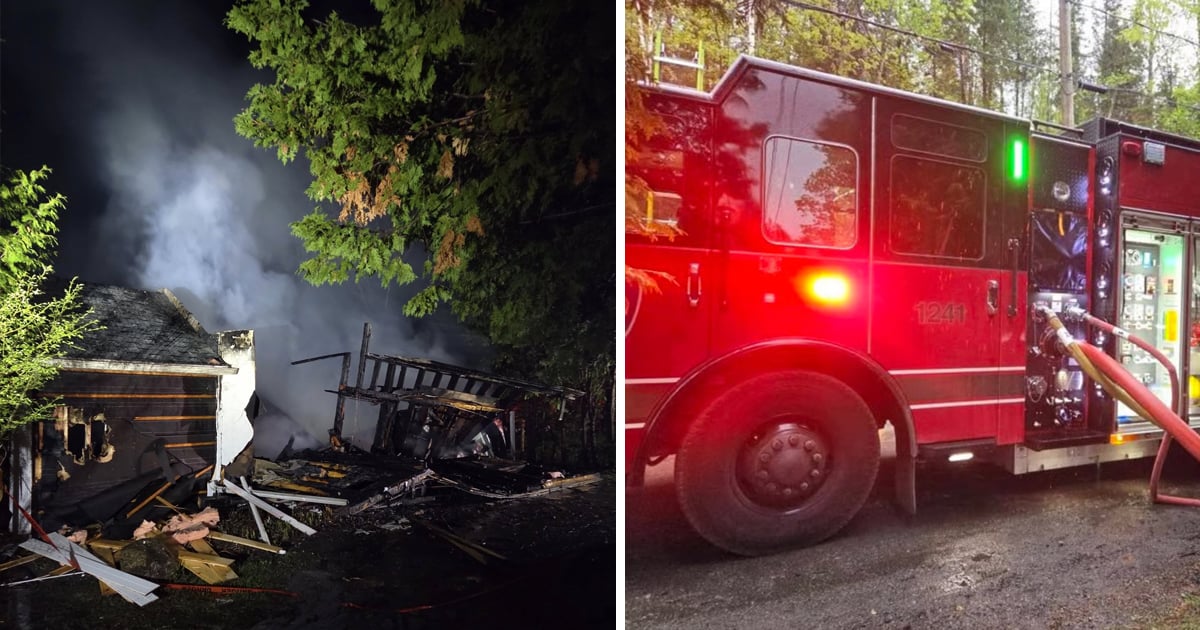 Le chalet de Catherine Proulx-Lemay et Noémie Yelle complètement ravagé par un incendie