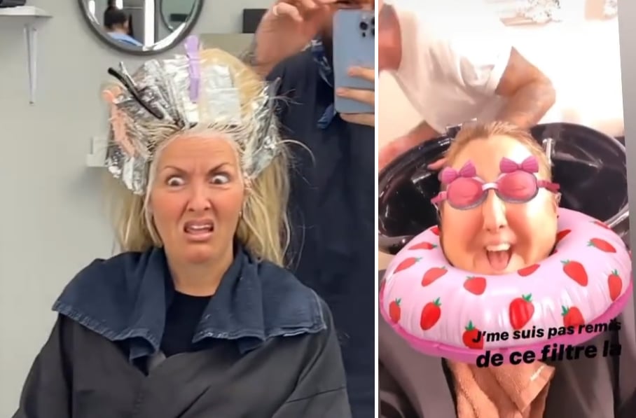 Véronique Cloutier nous fait éclater de rire chez le coiffeur, mais le résultat est à couper le souffle