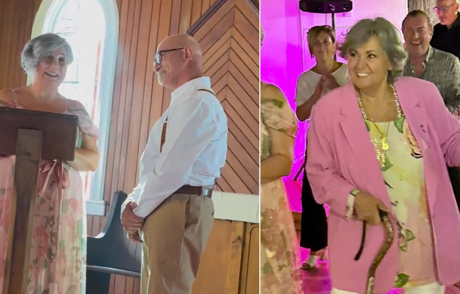 Ginette Reno et sa fille Natacha célèbrent en famille pour le 31e anniversaire de mariage de cette dernière