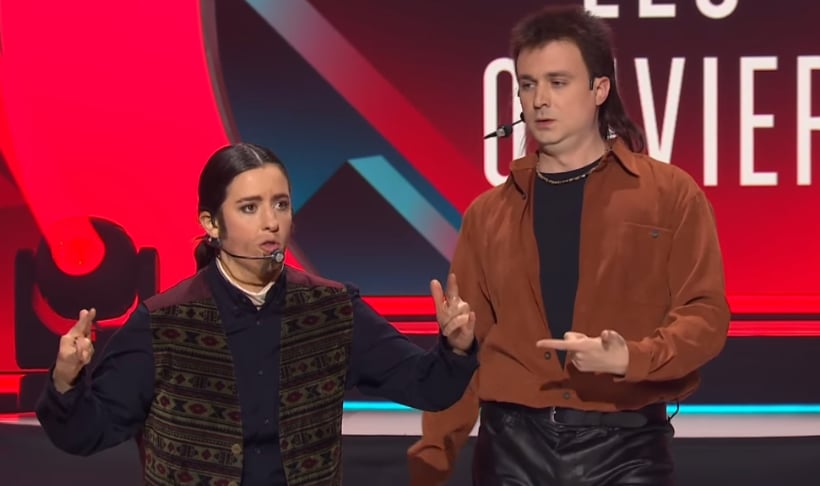 Virginie Fortin et Arnaud Soly nous offrent le meilleur numéro du Gala Les Olivier 