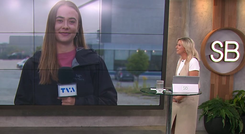 Ève-Marie Lortie vit un moment magique avec sa fille pour sa première journée à la barre de Salut Bonjour