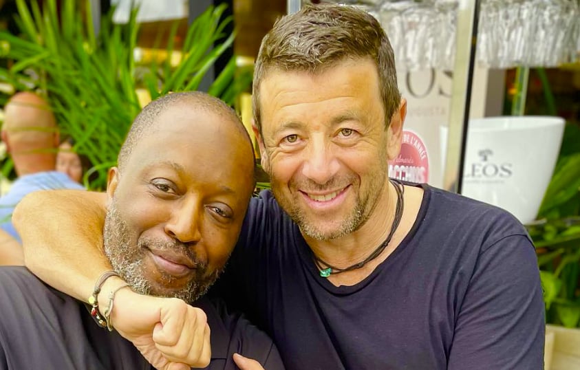 Herby Moreau partage une photo en compagnie de Pierre-Karl Péladeau et Patrick Bruel