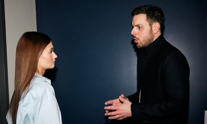 Sam Breton s'adresse à Katherine Levac suite au Gala Les Olivier 