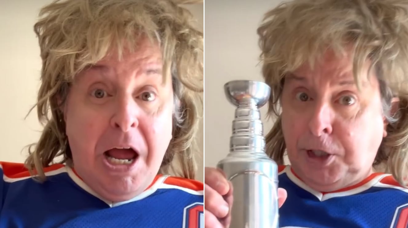 Yves P. Pelletier, alias Wayne Gretzky, a un message pour les Oilers d’Edmonton