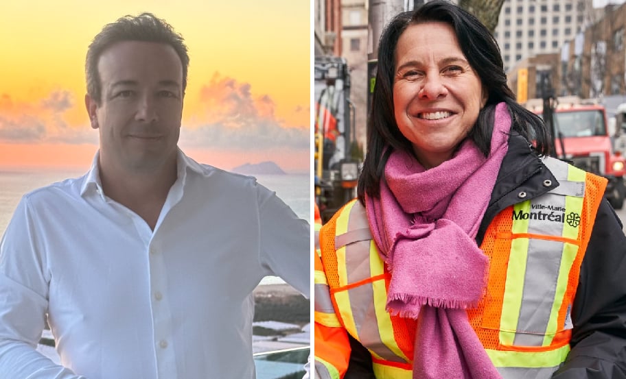 Luc Poirier ramasse solidement Valérie Plante avec une photo