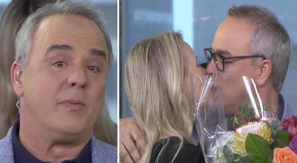 Gino Chouinard s'adresse à vous avant de quitter Salut Bonjour et il se fait surprendre par sa famille