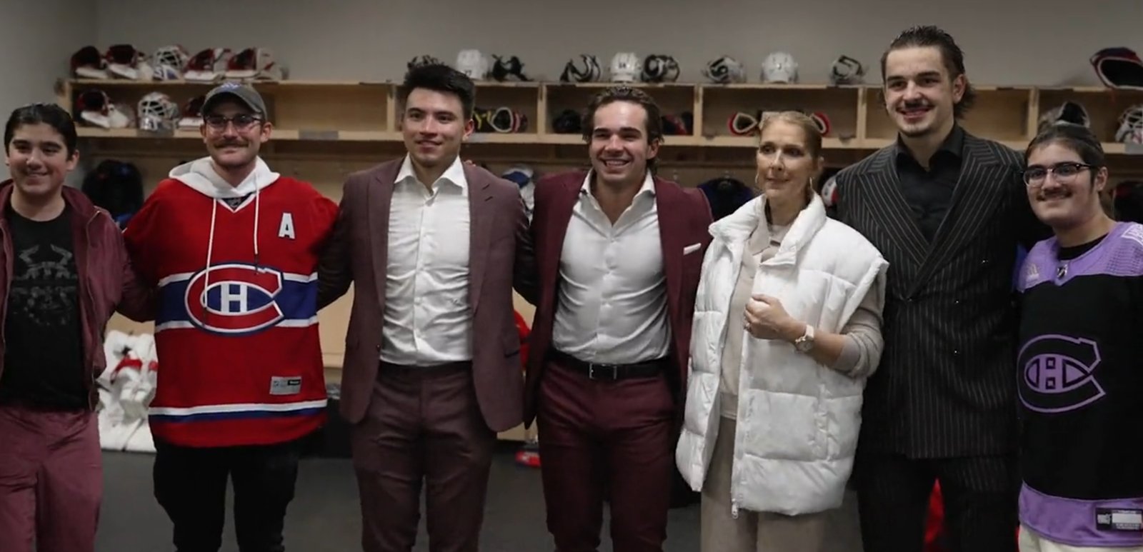 Céline Dion réapparaît dans une nouvelle vidéo avec ses enfants et les joueurs du Canadien
