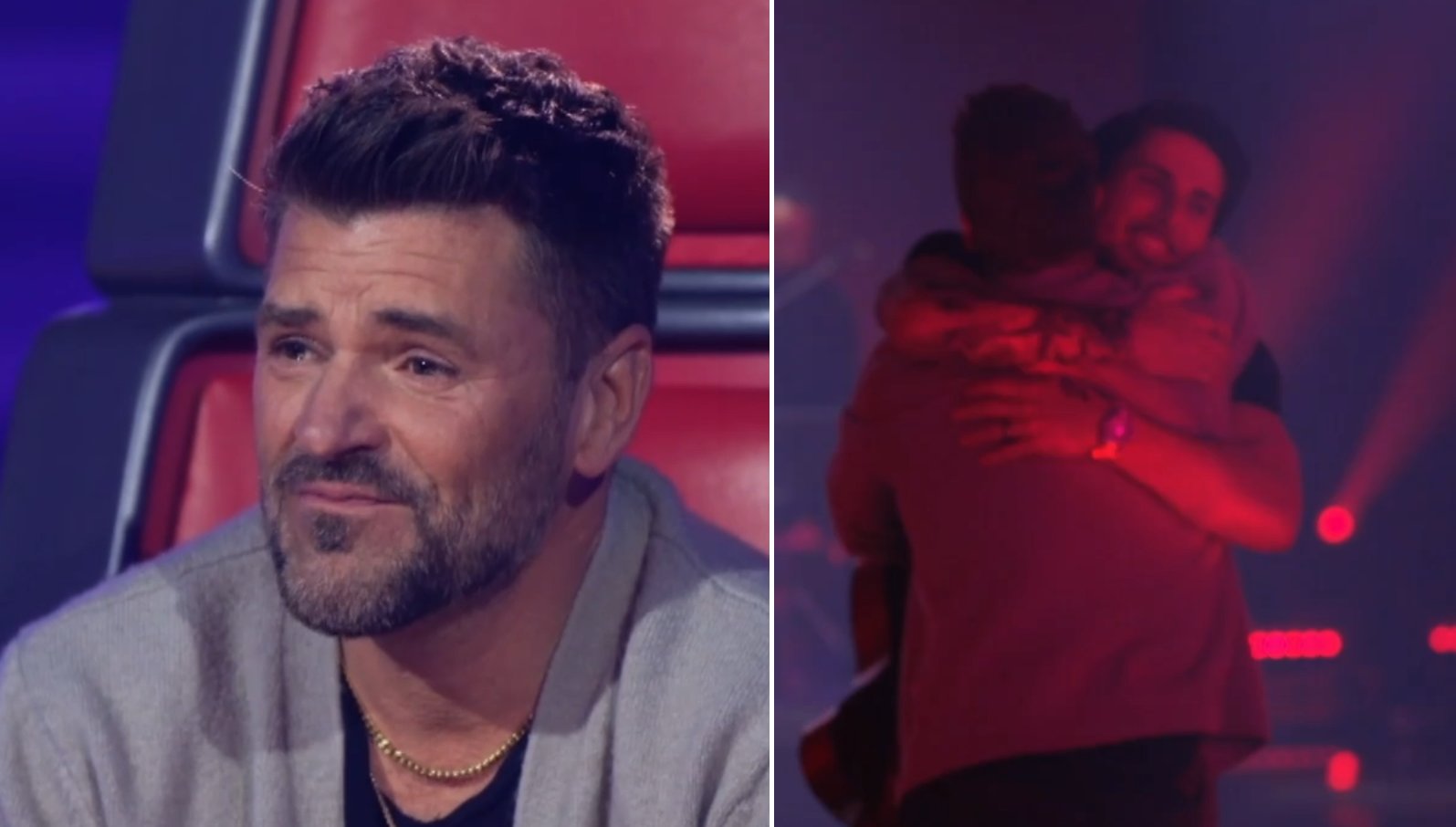 Marc Dupré craque en voyant Kevin Bazinet lui faire toute une surprise à La Voix