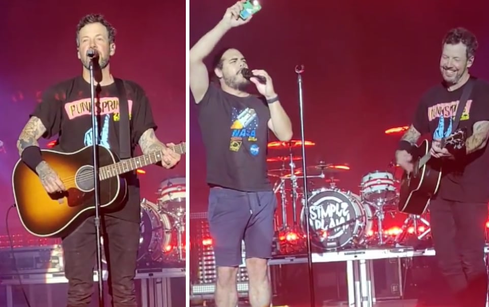 Cette vidéo de Simple Plan qui chante une chanson des Cowboys Fringants vous donnera des frissons