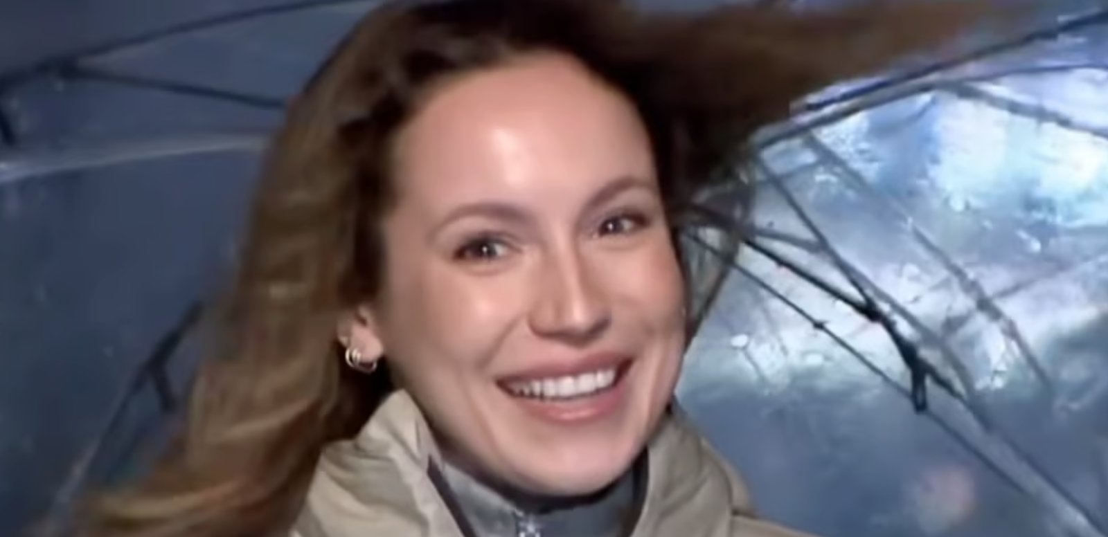 Les conditions météo donnent beaucoup de fil à retordre à Géraldine Lamarche de Salut Bonjour!