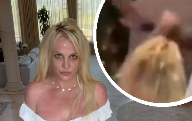 Un garde du corps dans l'eau chaude après avoir frappé Britney Spears au visage