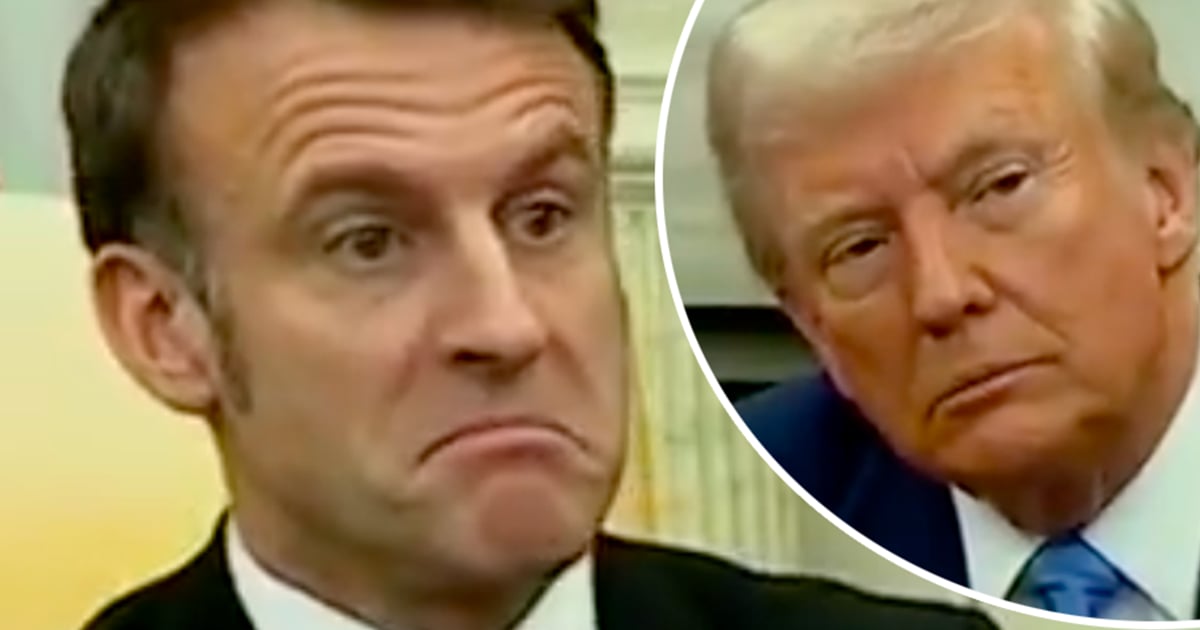 Emmanuel Macron remet en place Donald Trump en pleine conférence de presse