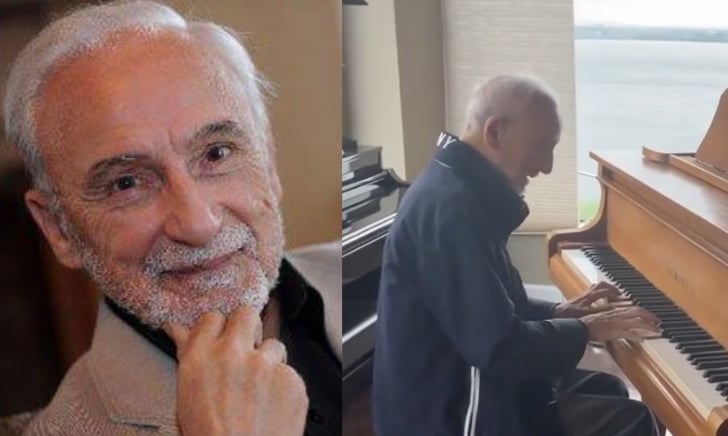 Yvon Deschamps émeut tout le monde en jouant une magnifique pièce au piano