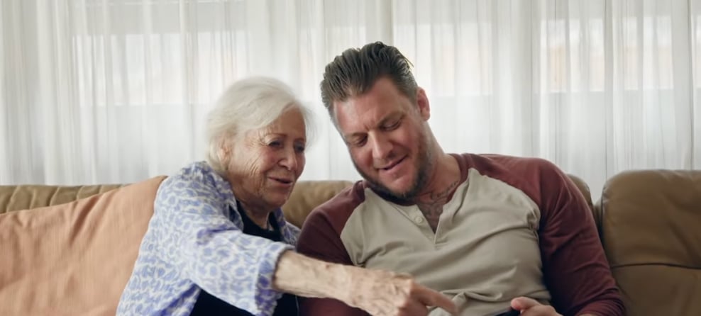 Mathieu Baron vit un moment touchant avec sa grand-mère 