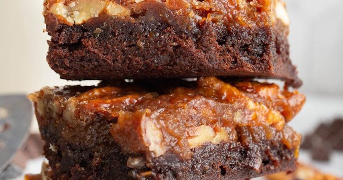 Hallucinants  brownies à la tarte aux pacanes