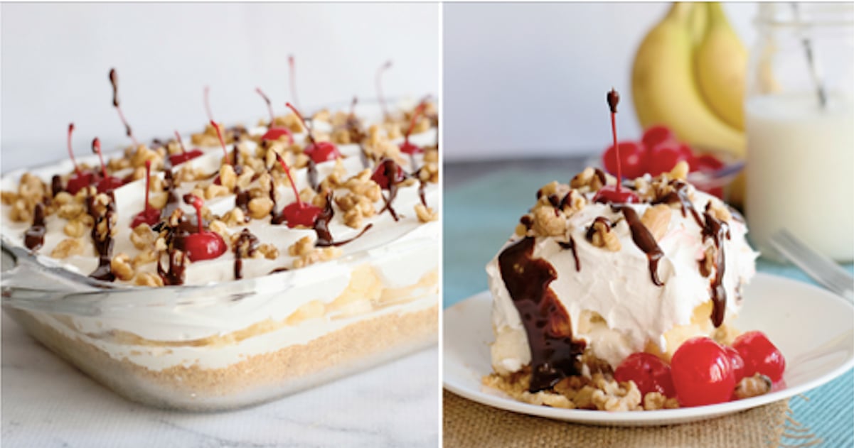 Décadent dessert “Banana Split”
