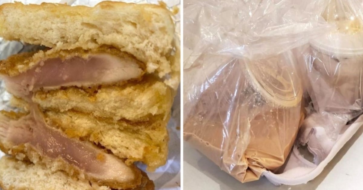 15 clients qui ont été déçus des repas qu'ils avaient commandés 