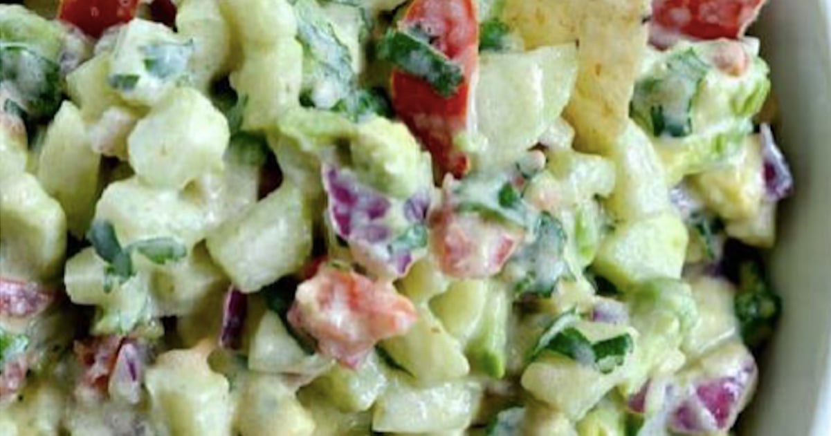 Cette salsa concombre-avocat est à tomber par terre