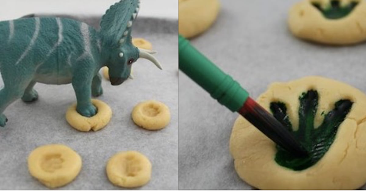 Comment faire des biscuits avec des empreintes de dinosaures
