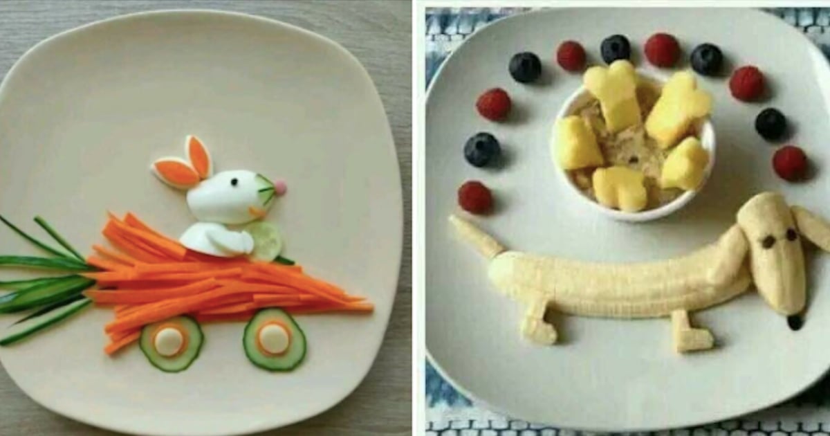 14 adorables assiettes pour donner envie aux enfants de tout dévorer