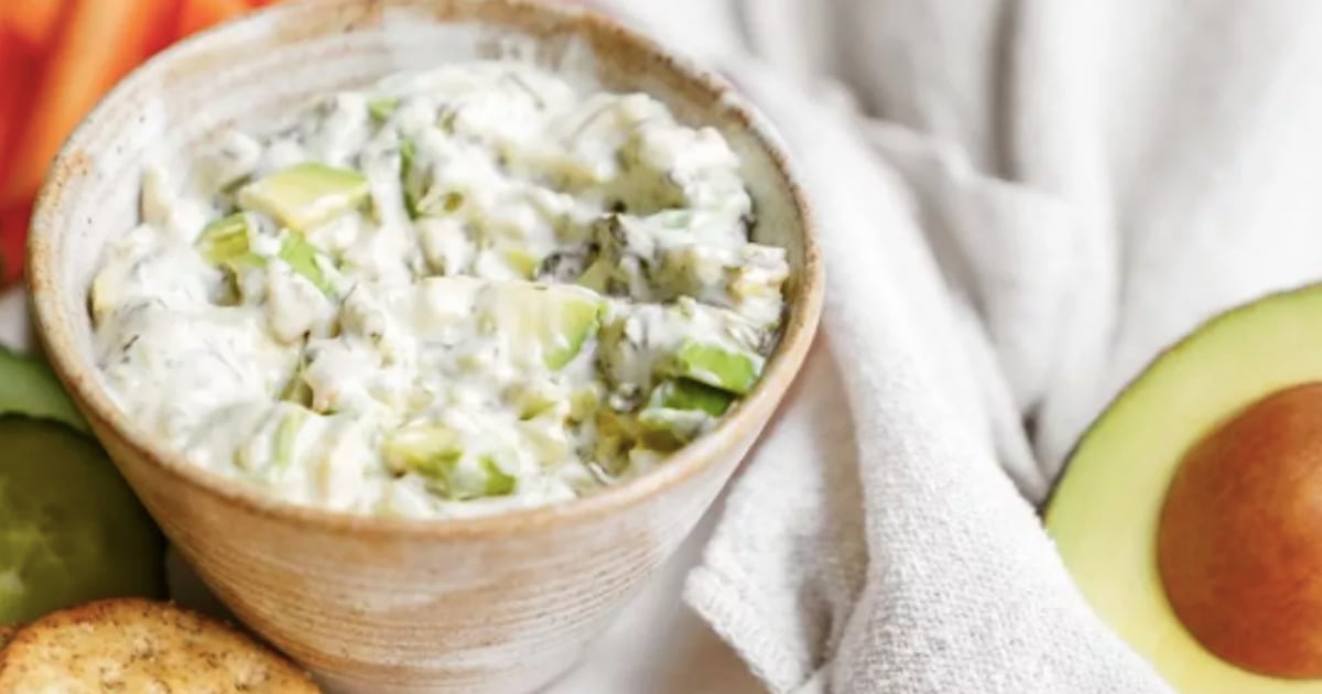Irrésistible trempette à l'avocat