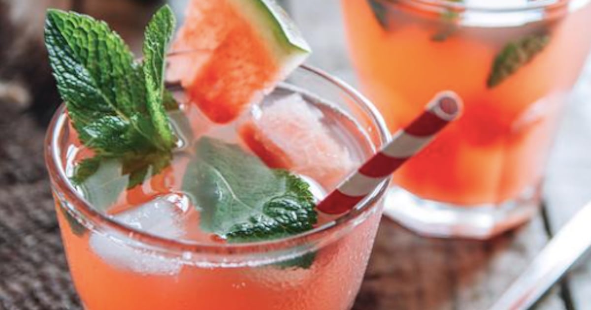 Le cocktail de l'été est au melon d'eau!