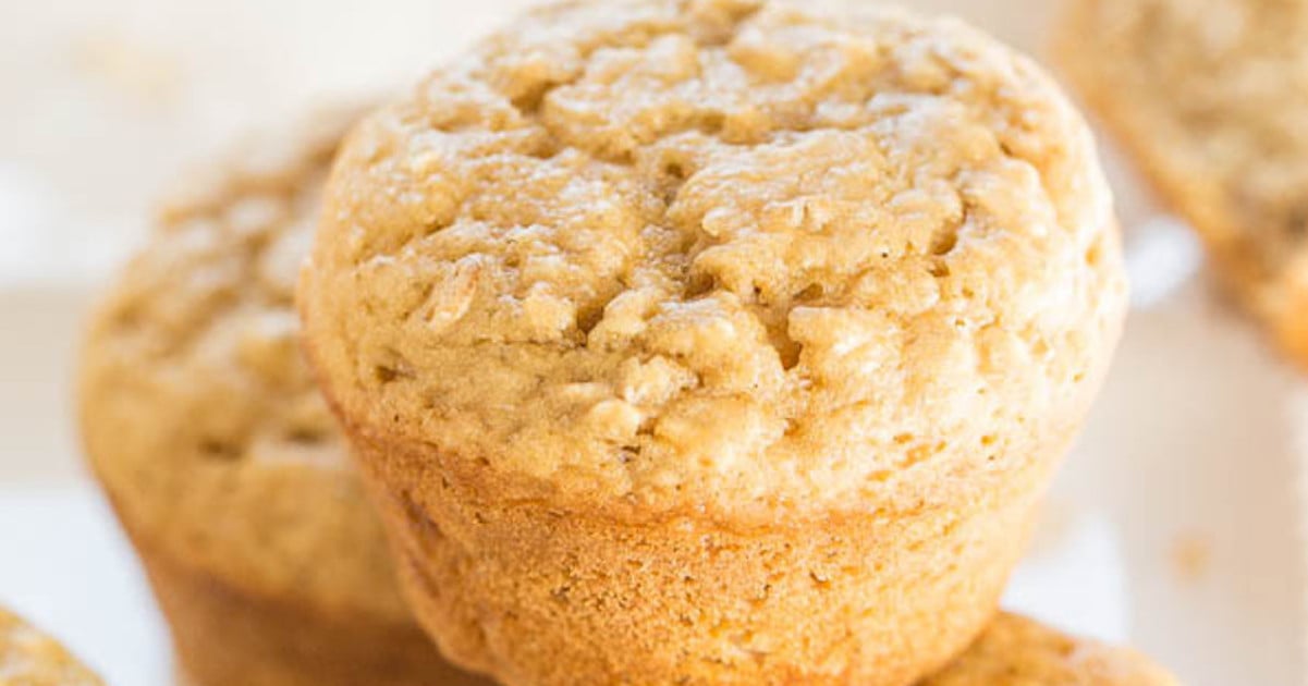 Savoureux muffins avoine et cassonade