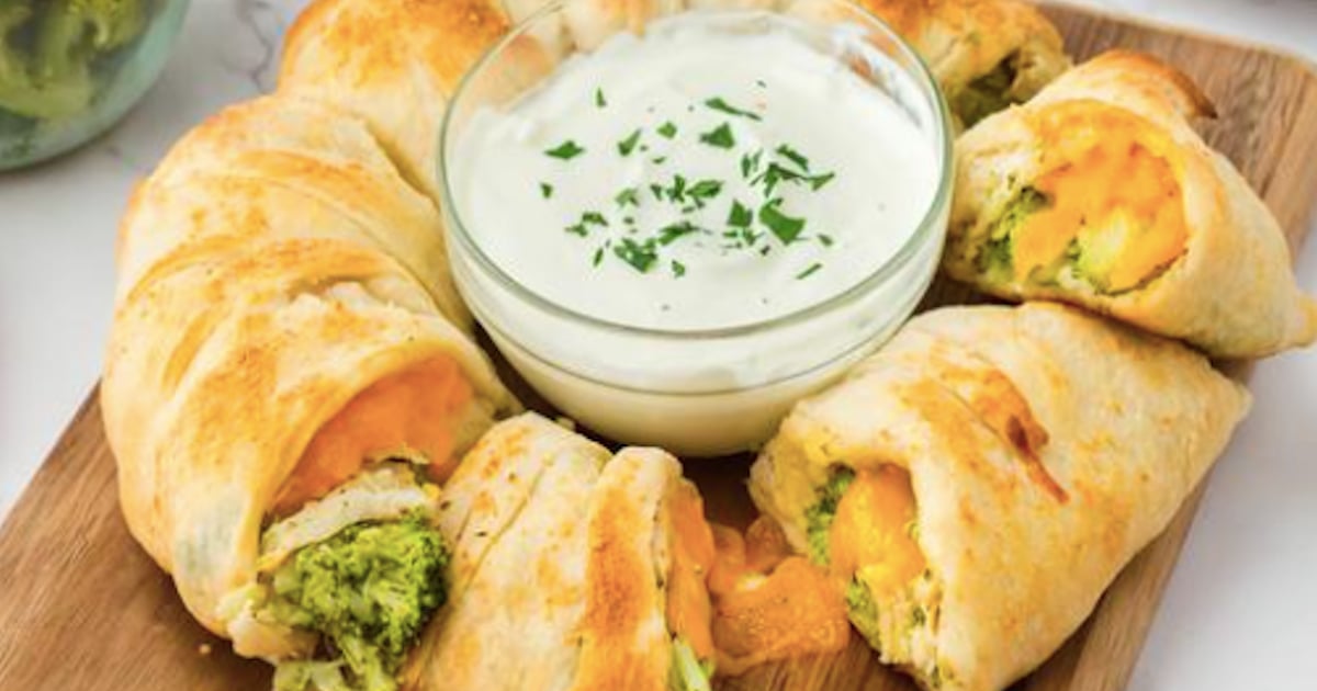 Anneau de poulet, fromage et brocoli