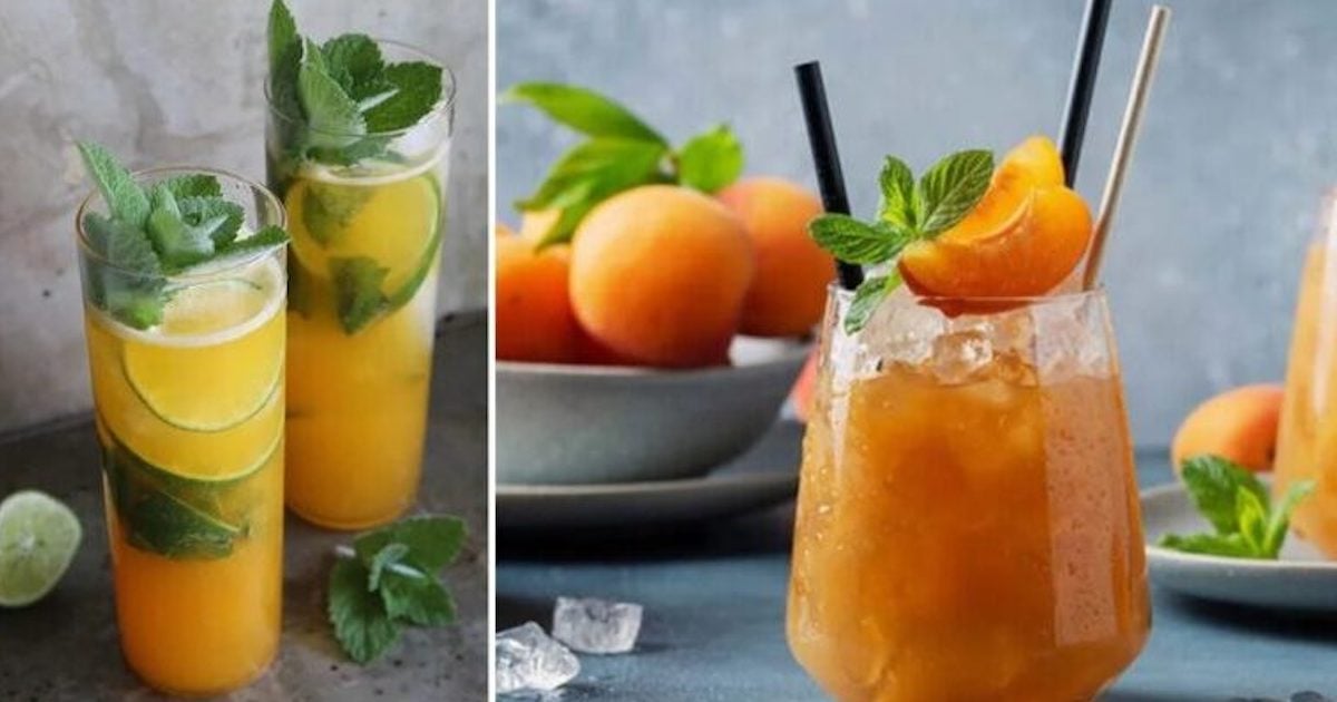 Mojito à la lime et à l'abricot