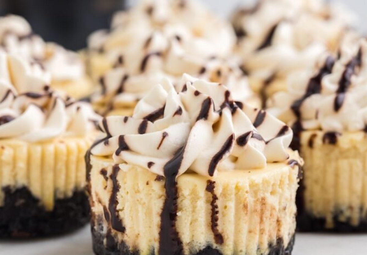 Décadents mini cheesecake au Baileys