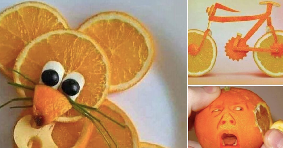 13 façons amusantes de présenter une orange