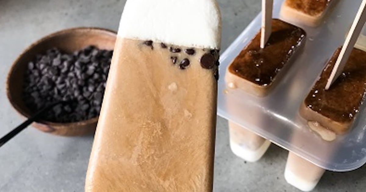 Popsicles au café, à la crème et à l’érable