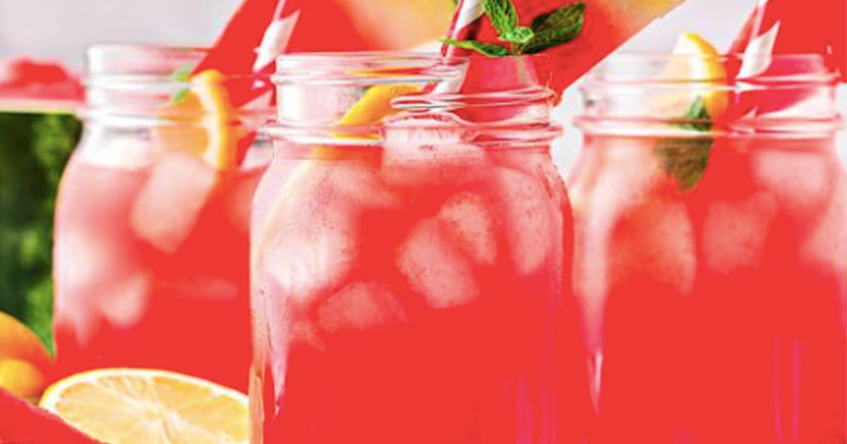 Rafraîchissante limonade au melon d'eau