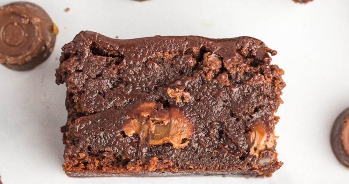 Décadent brownie aux chocolats Rolo