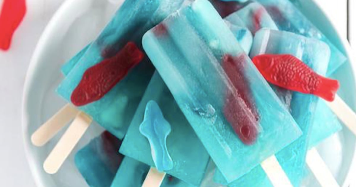 Popsicle “Océan bleu” à la limonade
