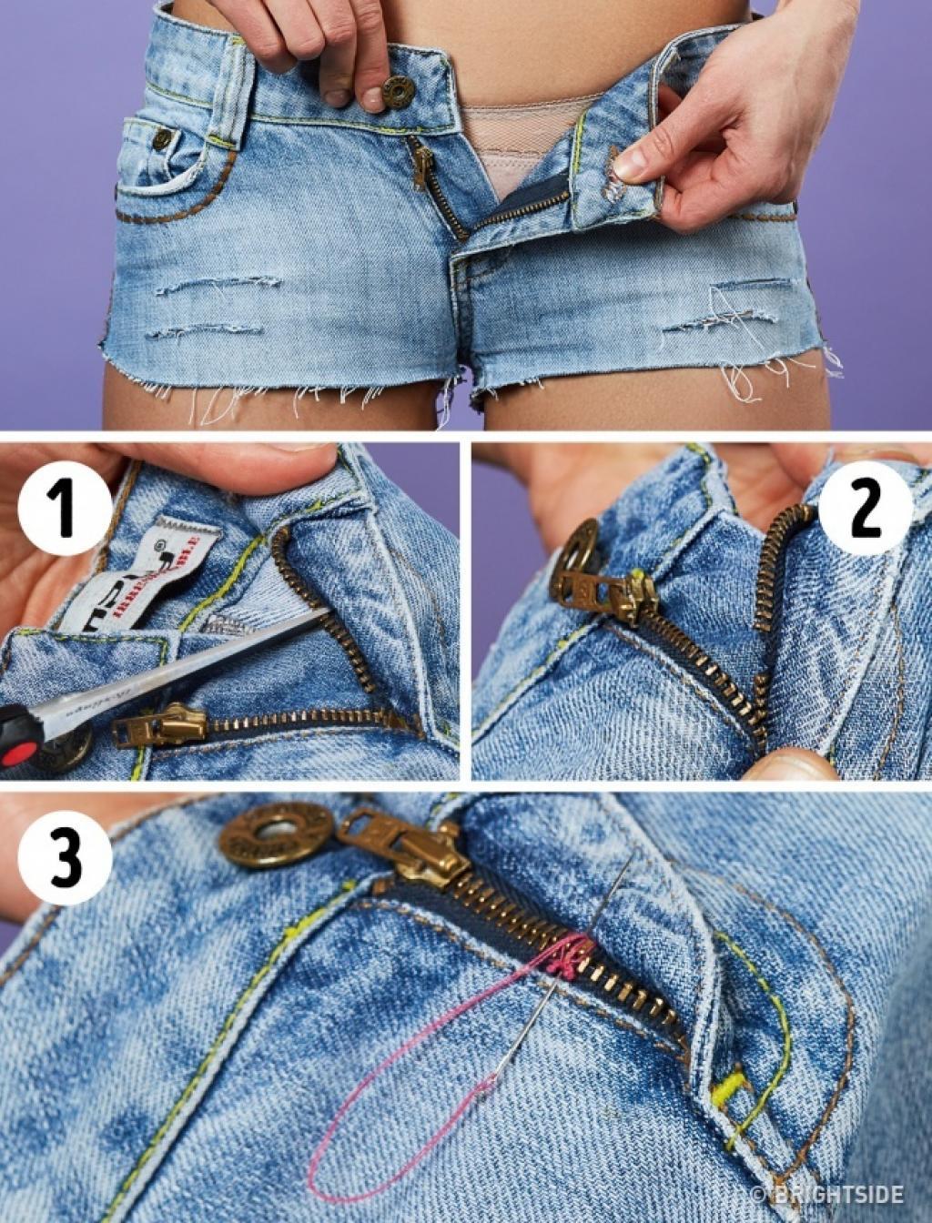 Убавить джинсы в поясе. Расширить джинсы в талии и бедрах. Уменьшить шорты. Уменьшить шорты. Уменьшить шорты.